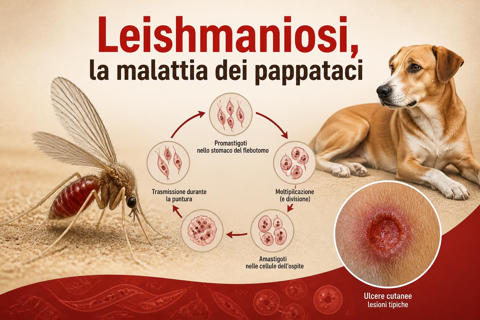 Leishmaniosi: la malattia dimenticata trasmessa dai pappataci