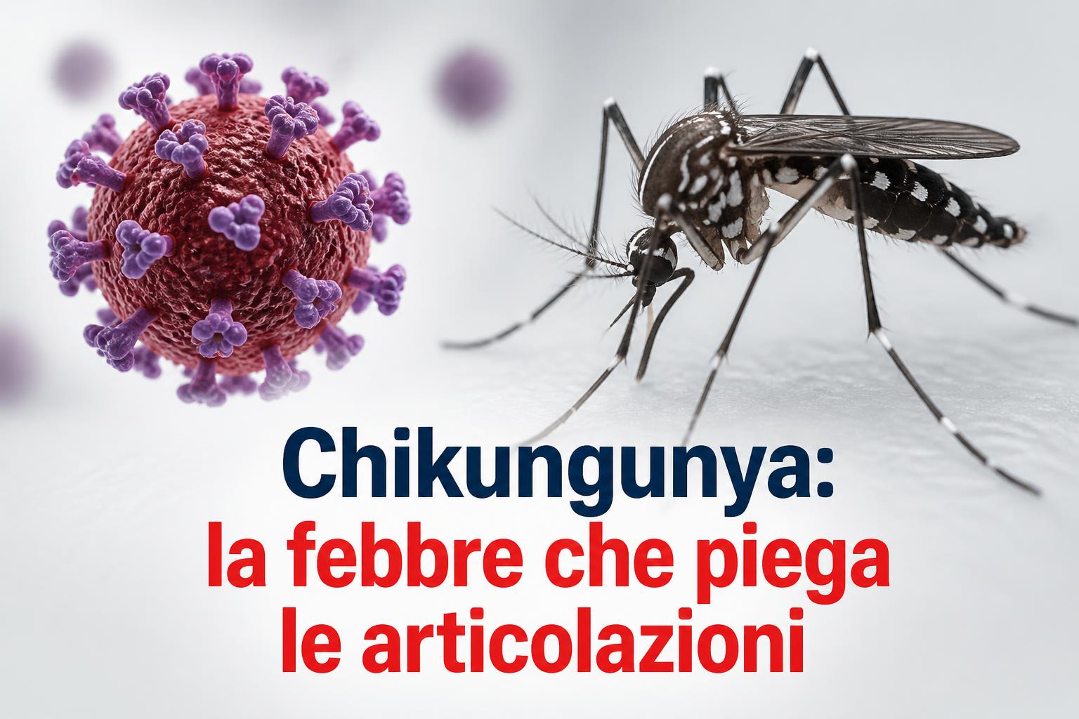 Chikungunya: la febbre che piega le articolazioni