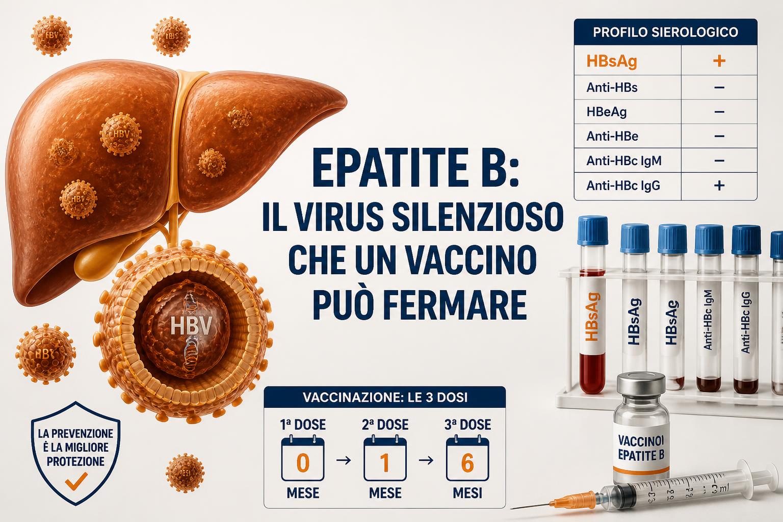 Epatite B: il virus silenzioso che un vaccino può fermare