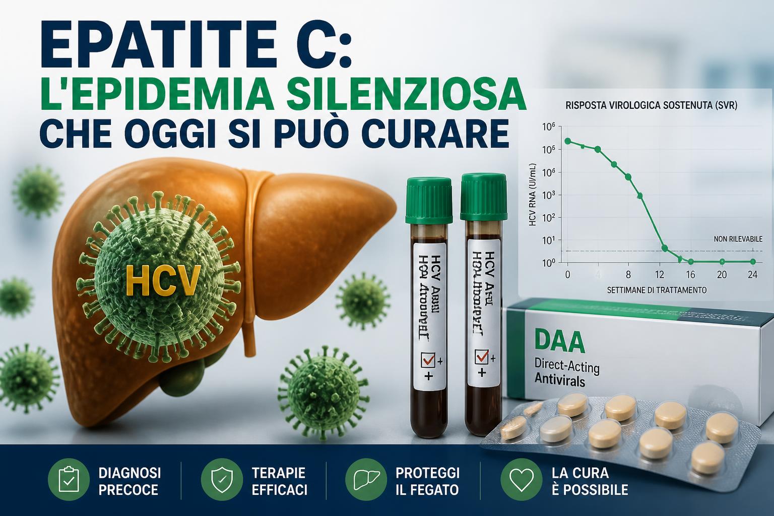 Epatite C: l'epidemia silenziosa che oggi si può curare