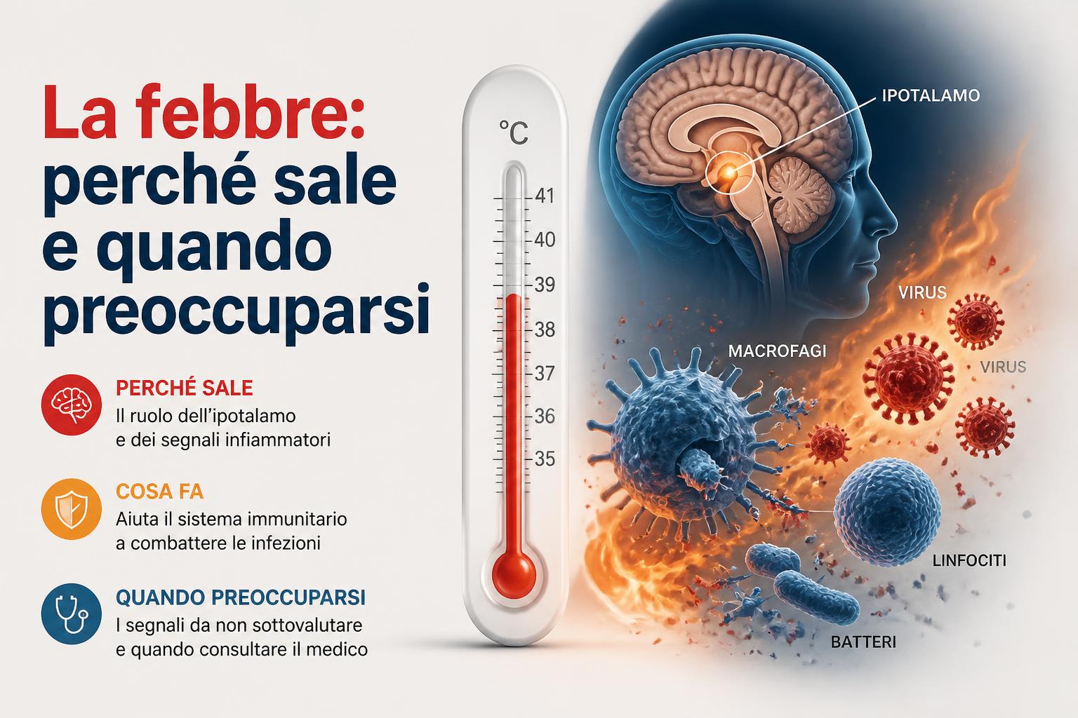 La febbre: perché sale, come funziona e quando preoccuparsi