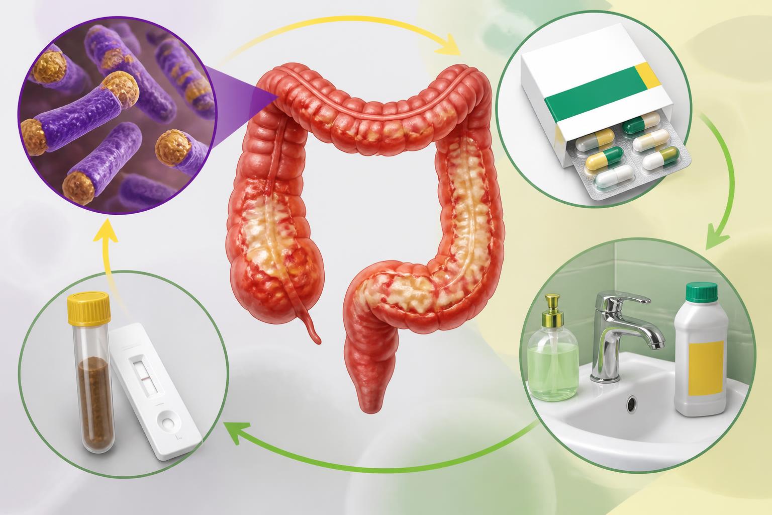 Clostridioides difficile: la diarrea che arriva dopo gli antibiotici