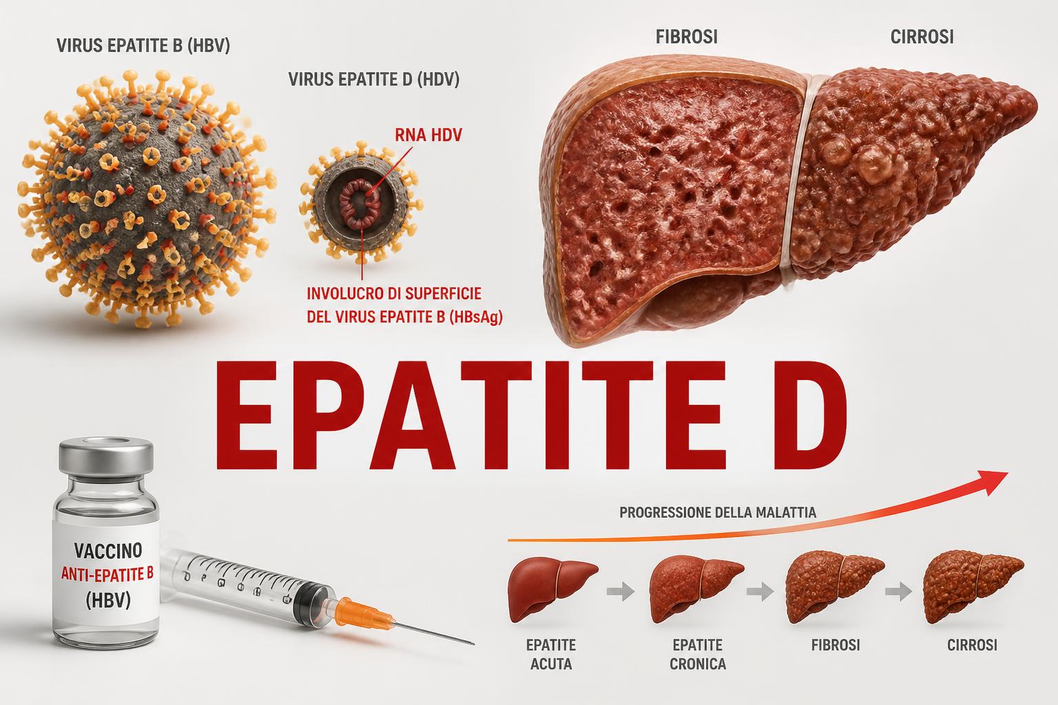 Epatite D: il virus che non può esistere senza l'epatite B
